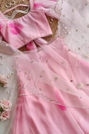 ORGANZA DIGITAL PRINT LEHENGA CHOLI